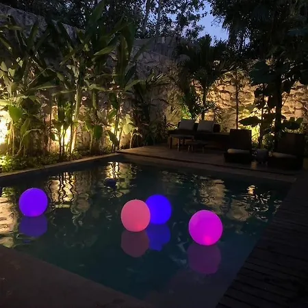 Villa Kaan In Holistika, Tulum - Private Pool, Garden & Rooftop